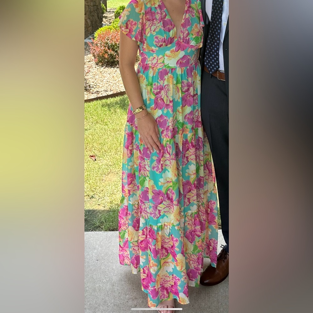 Floral Ruffle Dress